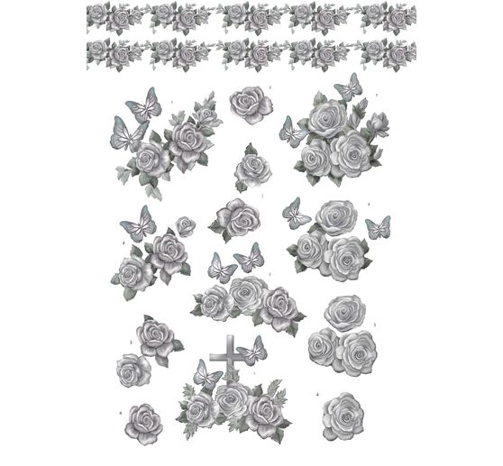 3D-Stanzbogenbuch "Condolences"