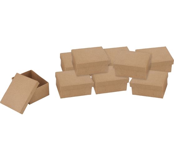 Boîtes en carton VBS « Rectangle », 10 pc.