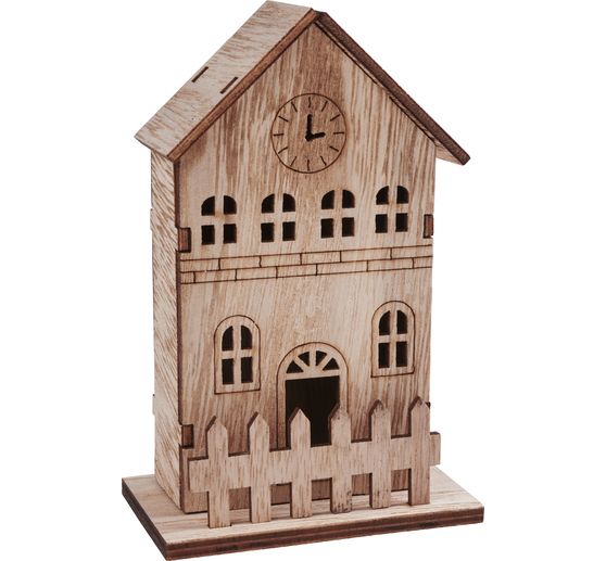 VBS Wooden building kit "Villa with fence"