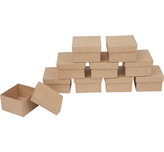 Boîtes en carton VBS « Carré » , 10 pc.