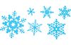 VBS Punching template "Snowflakes"