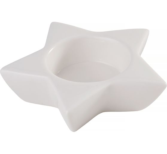 VBS Porcelain tealight holder "Star"