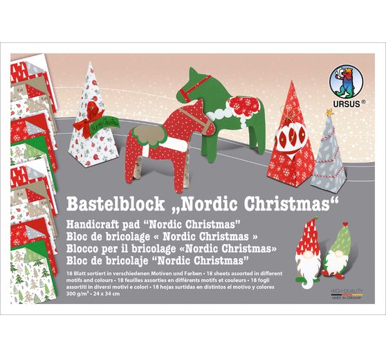 Handicraft block "Nordic Christmas"