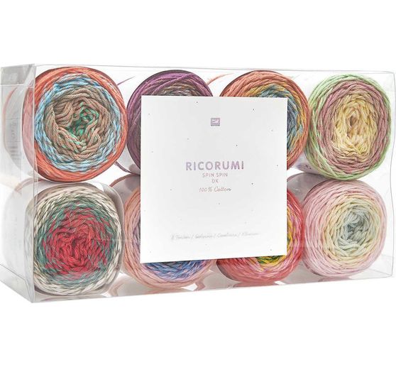 Fils coton Rico Ricorumi « Spin Spin », set de 8 - VBS Hobby