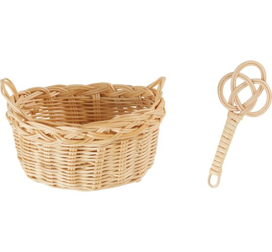 Secret Santa set "Laundry basket & carpet beater"