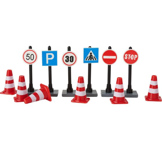 Set lutin « Plots & panneaux de signalisation »