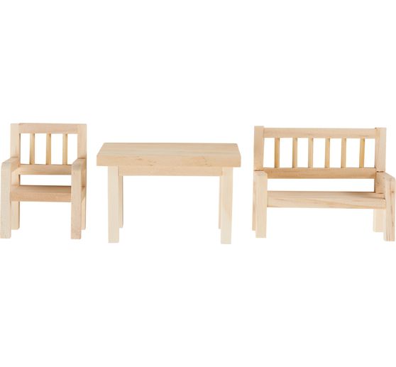 Set lutin « Table, banc & chaise »