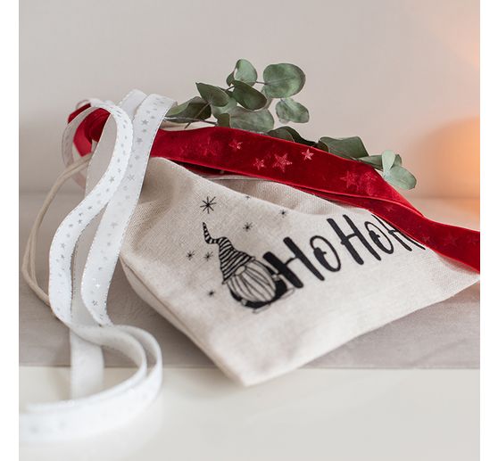 Decorative ribbon with lurex edges