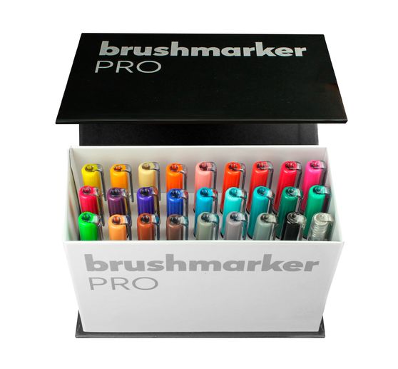 Brushmarker PRO Karin Mini Box – set 26 couleurs + blender 