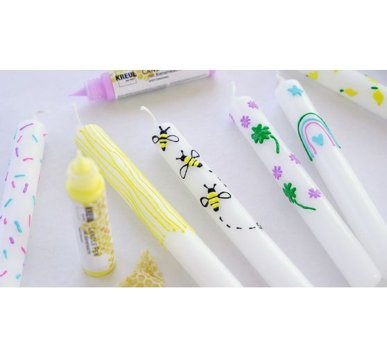 KREUL Candle Pen "Bee Happy", 6er Set
