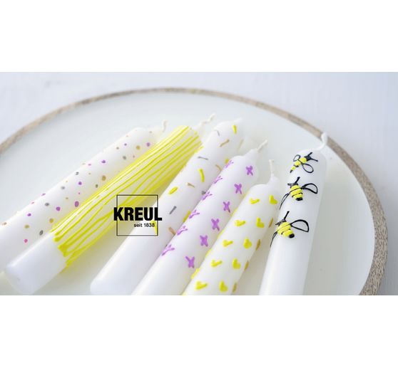 KREUL Candle Pen "Bee Happy", 6er Set