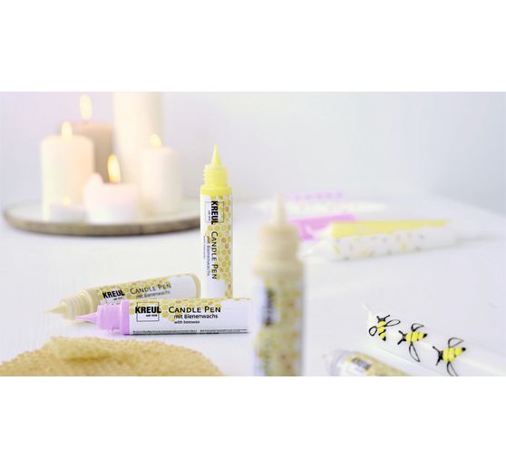 KREUL Candle Pen "Bee Happy", 6er Set