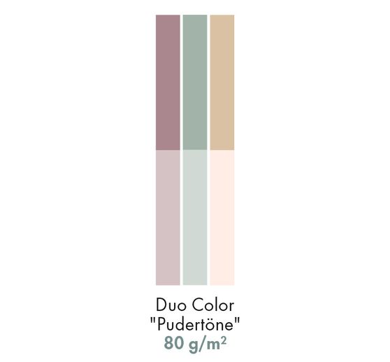 Paper strips "Duo-Color", powder shades