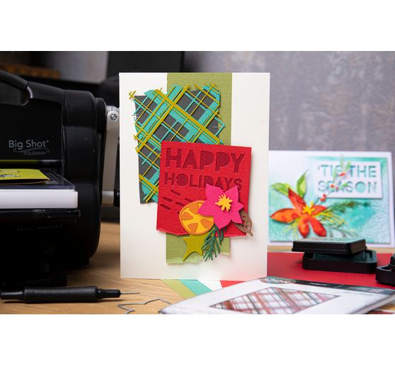 Sizzix Thinlits punching template "Modern Festive by Tim Holtz"