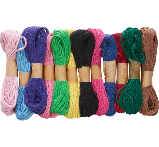VBS Hemp string "Assorted colours"