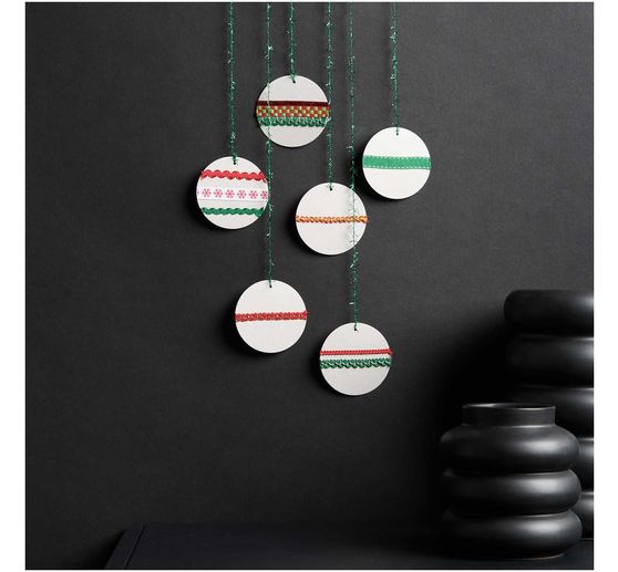 Rico Design Bänder-Set "Lucky dip", Rot-Grün