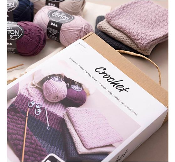 Learning set crocheting "Tea towels" 