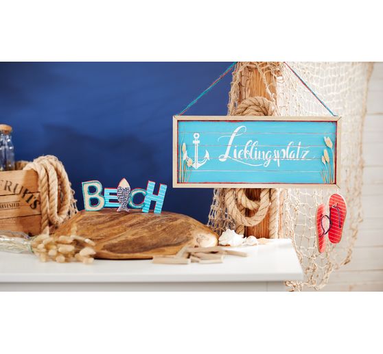 VBS Maritimer Schriftzug "Beach"