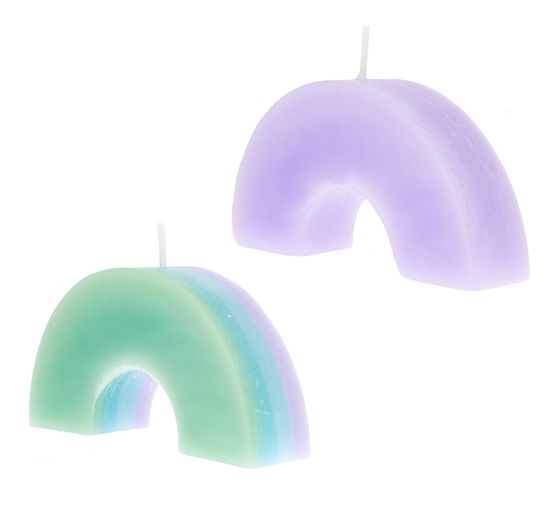 Silikon Kerzengießform "Regenbogen"