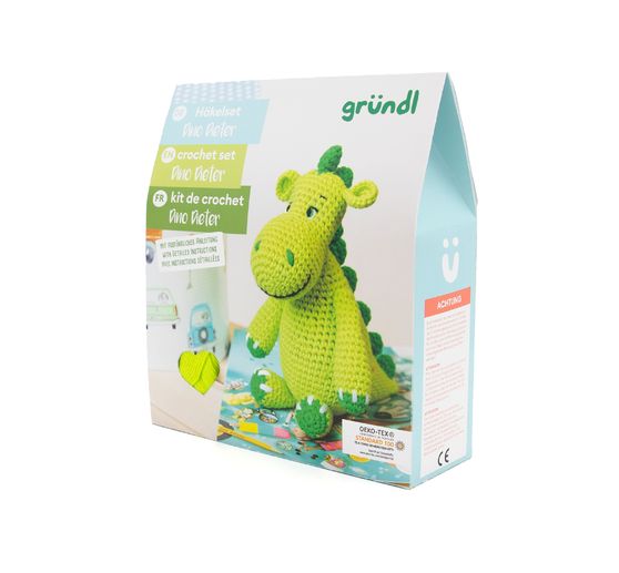 Kit crochet Gründl « Dieter le dino »