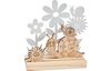 VBS Wooden building kit with metal flowers "Snails"