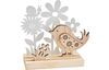 VBS Wooden building kit with metal flowers "Bird"