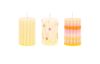 Silicone candle casting mould "Cylinder fluted"