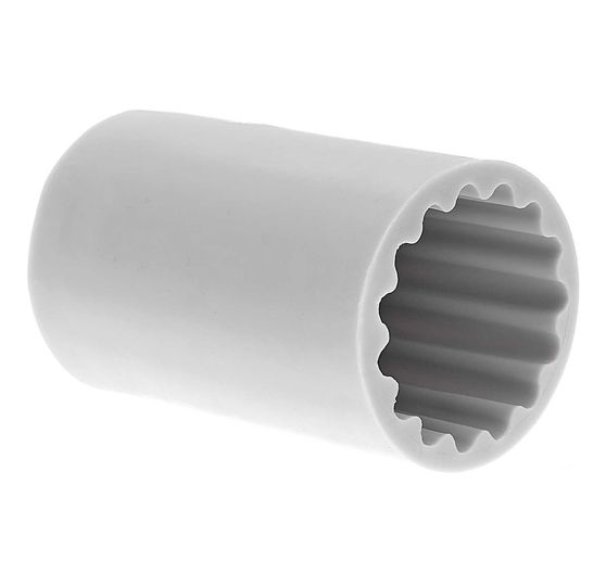 Moule à bougie en silicone « Cylindre cannelé »