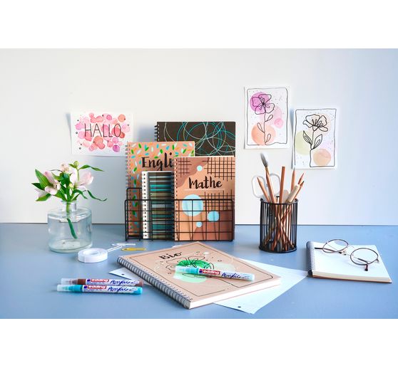 edding Acrylic "Acrylic marker - Nordic", set of 8
