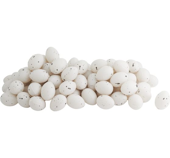Plastic eggs "Speckled", 3 cm, 100 pieces