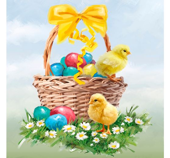 Napkin "Easter basket"