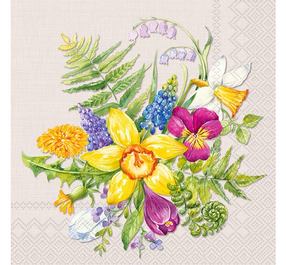 Serviette « Flower love »