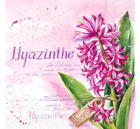 Serviette « Hyazinthe Pink Perl »