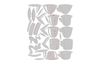 Sizzix Thinlits punching template "Papercut Café by Tim Holtz" 