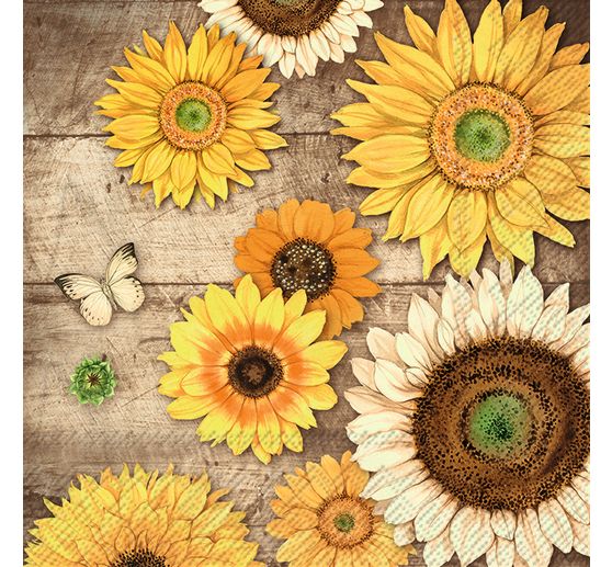 Napkin "Vintage Sunflower"