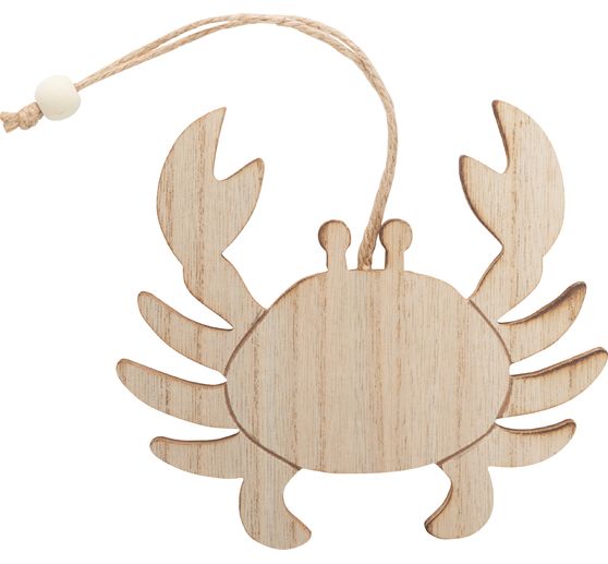 VBS Wooden decoration pendant "Crab"