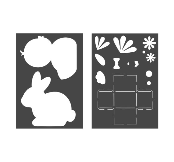 VBS Stencil set "Happy Easter"