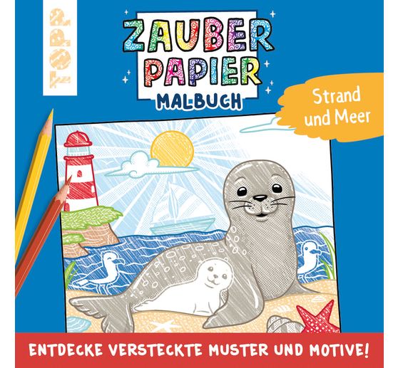 Livre « Zauberpapier Malbuch Strand und Meer »