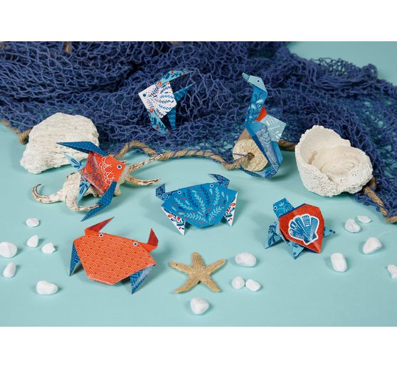 Folding paper assortment "Sea animals"