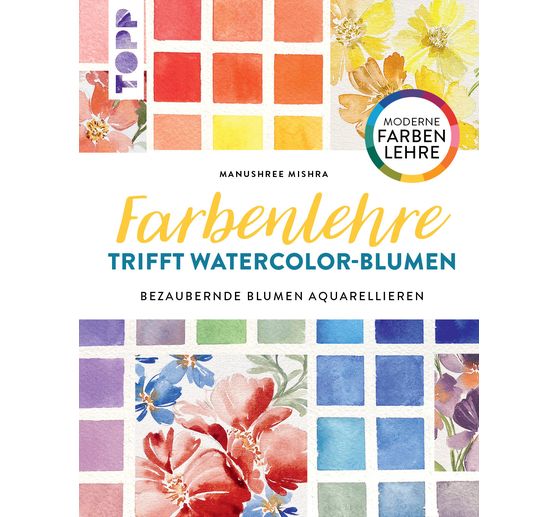 Livre « Farbenlehre trifft Watercolor-Blumen »
