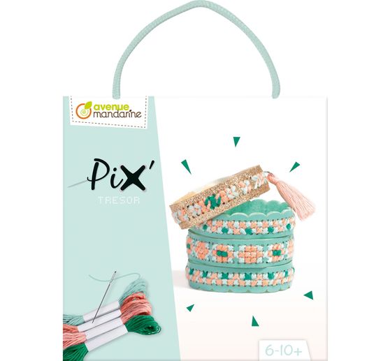 Kit créatif bijoux point de croix « Pix’ Trésor – Joy »