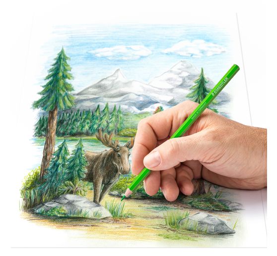 Crayons de couleur STAEDTLER, 72 pc.
