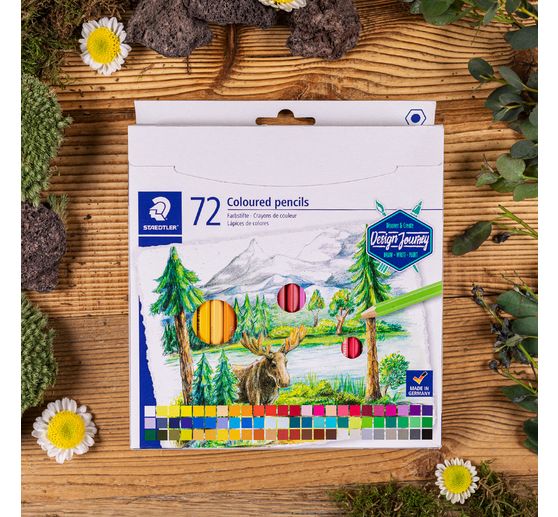 Crayons de couleur STAEDTLER, 72 pc.