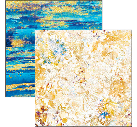 Scrapbook paper "Indigo"