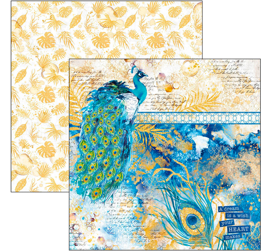 Scrapbook paper "Indigo"