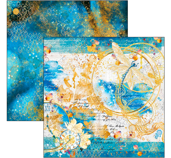 Scrapbook paper "Indigo"
