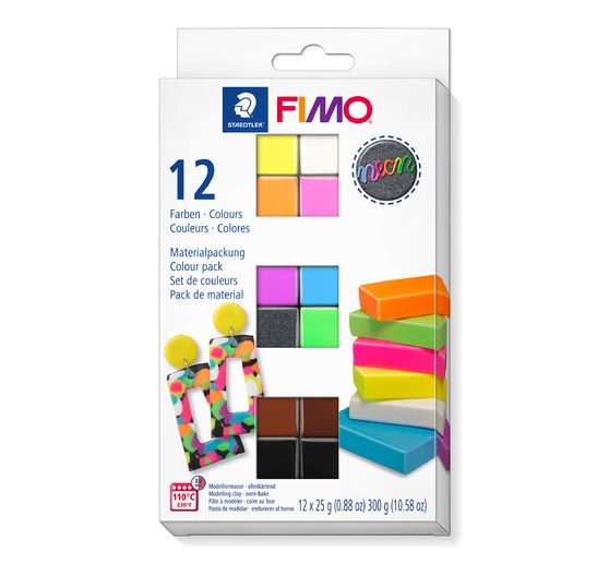 FIMO soft Material pack "Effect Neon"