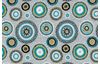 Motif fabric linen look "Mandala circles"