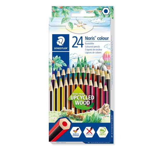Crayons de couleur STAEDTLER Noris colour, 24 pc.