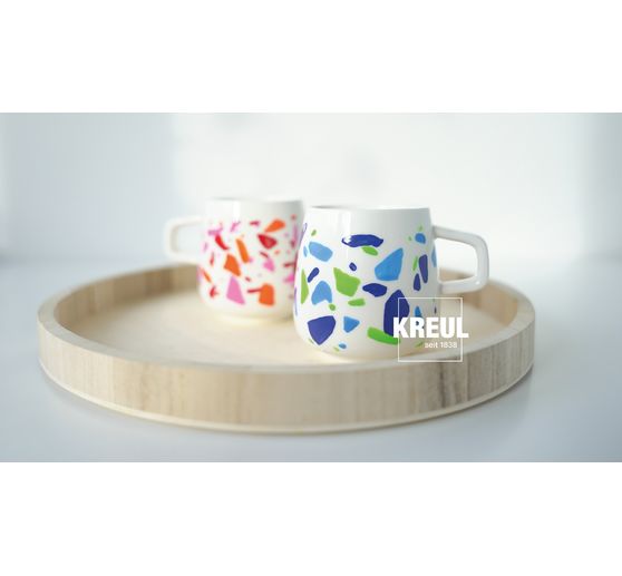 KREUL Glass & Porcelain Classic-Set "Color Living"